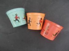 HERGE TINTIN anciens pots à glace 1971 Lombard Belge Belgique état neuf Haddock
