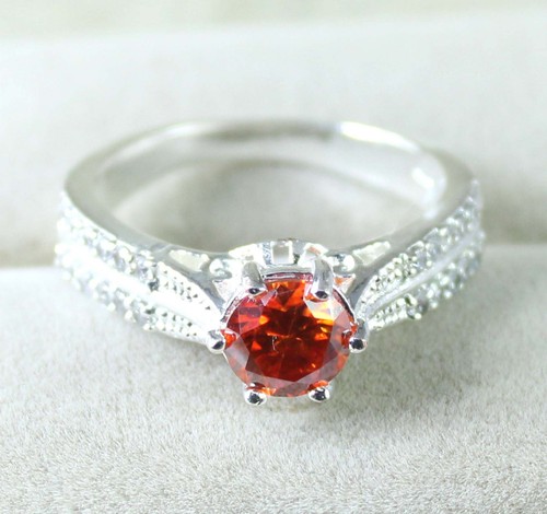 Orange diamant rond - ct,