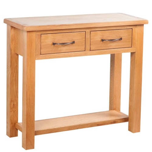 Console marron chêne à - console, en