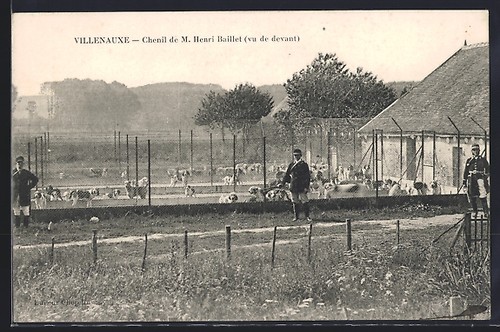 Cpa villenauxe chenil m - cpa, villenauxe,