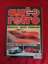AUTO RETRO 98 ENZO FERRARI MERCEDES 280 SL LOTUS ELAN + 2 MASERATI KHAMSIN 