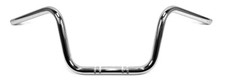 1 Pouce (25,4mm) Guidon Ape Hanger 22cm Chromé compatible avec Harley-Davidson