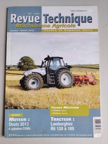 Revue technique tracteur - technique,