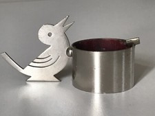 cendrier laiton nickelé