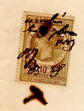 1889 Marseille Attestation papier timbré MENARD GOURRET ASTIER REVEST COMER acte