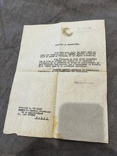 Mitterand - missive en 1956