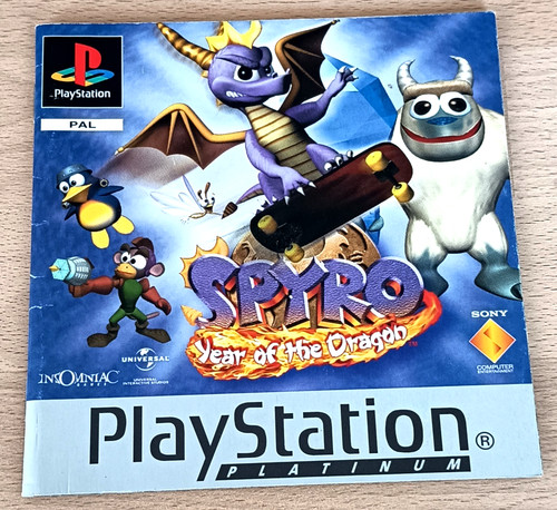 Playstation ps1 notice spyro - playstation,