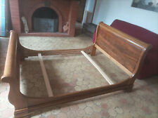 Cadre de lit bois massif pour matelas 140x190