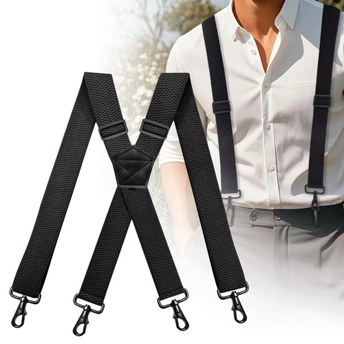 Bretelles homme élastiques - bretelles,