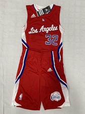 Adidas NBA Clippers Blake Griffin #32 Maillot + Short Rouge / Taille 128/ XS
