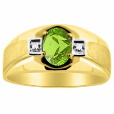 Naturel Gemme Péridot Avec