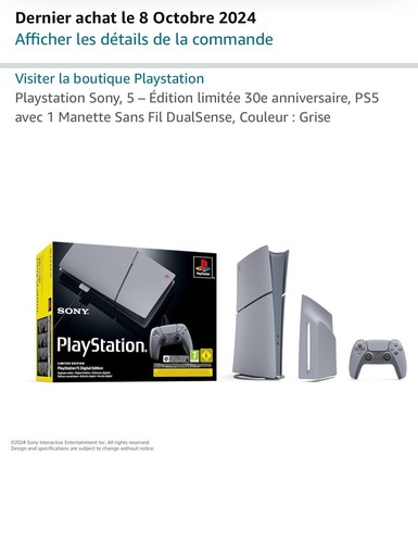 Sony ps5 slim digitale 30th - ps5,