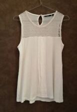 Haut tunique blanc crème T38 Kiabi (2203100) Viscose 