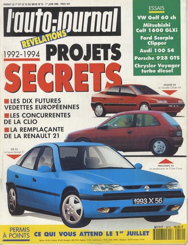 Auto journal 1992 10 - l'auto, n°10