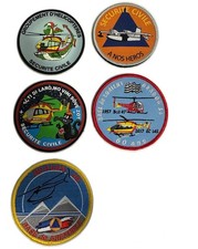 LOT de 5 Tissus Sécurité Civile Divers (6753)