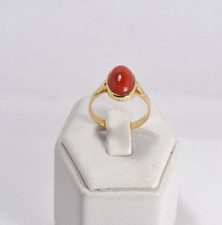 Bague En Or Jaune 18 Ct Corail