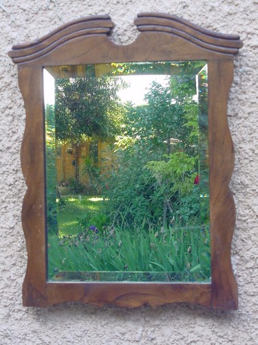 Miroir ancien avec - avec, glace