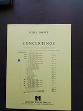 PARTITION - JULIEN PORRET - Concertino n°5 pour cor en fa ou saxhorn mib & piano