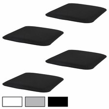 Lot de 4 coussins d'assise carrés en feutre avec picots antidérapants