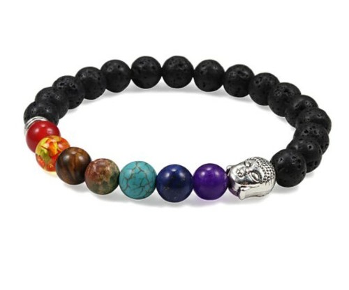 Bracelet zen perles lave - zen,