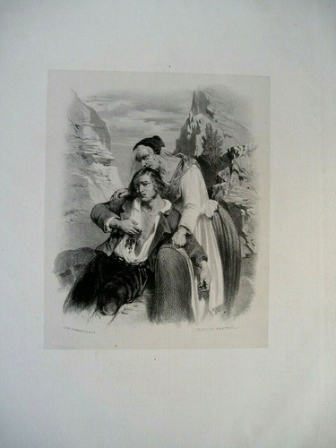 Gravure ancienne xixème - gravure,