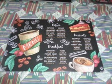 TOLE METAL MENU CAFE NON