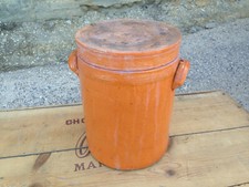 Ancien gros pot à conserve en