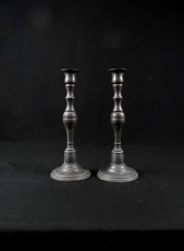 Paire ancien grand bougeoirs - paire,