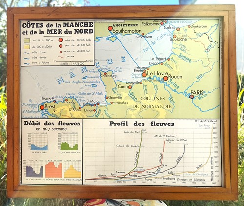 Ancienne carte géographie - ancienne,