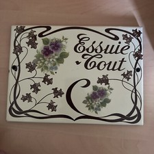 Plaque Émaillé Décor Art