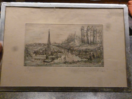 Ancienne lithogravure bourbon - ancienne,