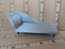 VTG  Used Blue Boudoir Chaise