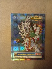 Weregarurumon Carte Digimon Holo 1999 Bandai U7 Sur 8 Français + Comune