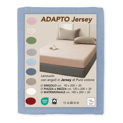 Draps housse jersey adapto - housse,