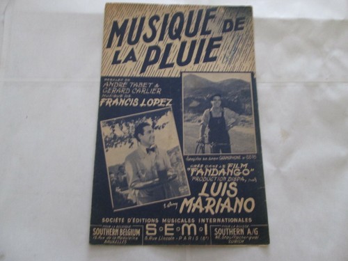 Ancienne partition musique - ancienne,