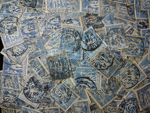 Vrac 100 timbres type - vrac,