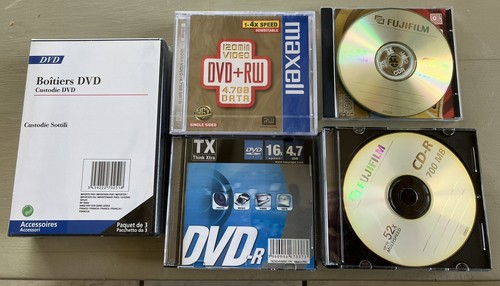Lot dvd et cd - et, cd-r