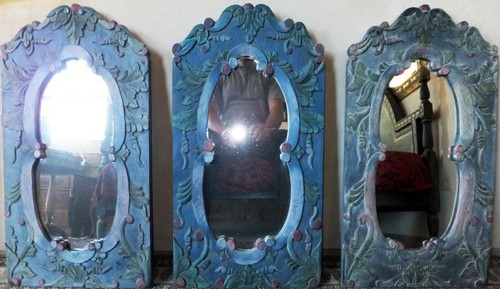 Miroir mural bois - bois, prÉcieux