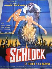 Schlock Le Tueur a la Banane Affiche Poster 120/160cm 47/63 1973 John Landis
