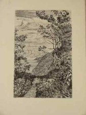 RARE Eau Forte Originale EDWIN