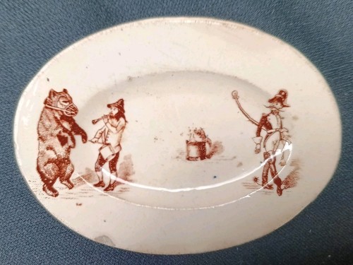 Plat ovale faïence - plat,