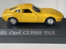 Opel 1900 jaune 1968 - gt, 1/43
