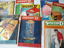 retro-collection-lot 8 anciennes revues/magazine SYSTEME D 1951 à 1971