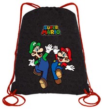 Sac à Cordes Super Mario Noir Enfant