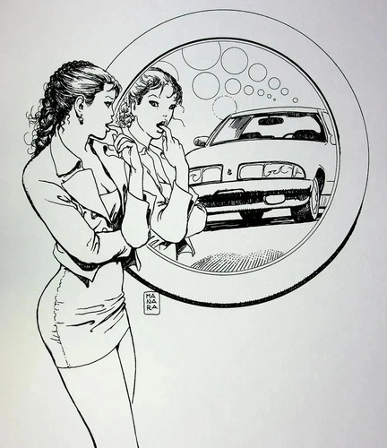 Milo manara the - the, mirror