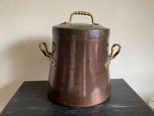 French Old Marmite Chaudron Cuivre ancienne SUPERBE CONDITION 34 x 38 cm