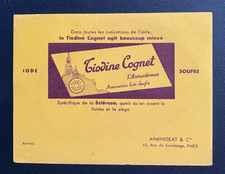 BUVARD PUBLICITAIRE  PHARMACIE   " TIODINE COGNET  "