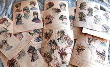 12 GRAVURES DE MODE XIX EME