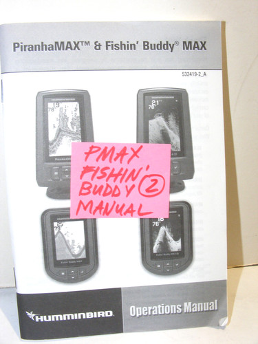 New humminbird piranha - max, 4