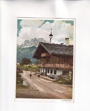 F4993) Carte postale, St. JOHANN am Wilden Kaiser - rue avec maison et enfants